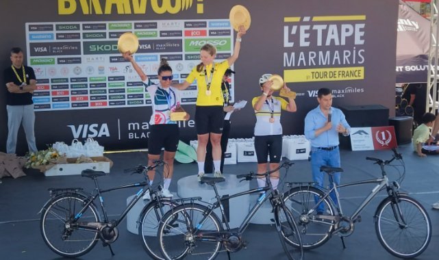 DEÜ'LÜ AKADEMİSYEN, L'ÉTAPE BY TOUR DE FRANCE TÜRKİYE ETABI'NDA İKİNCİLİK KÜRSÜSÜNE ÇIKTI
