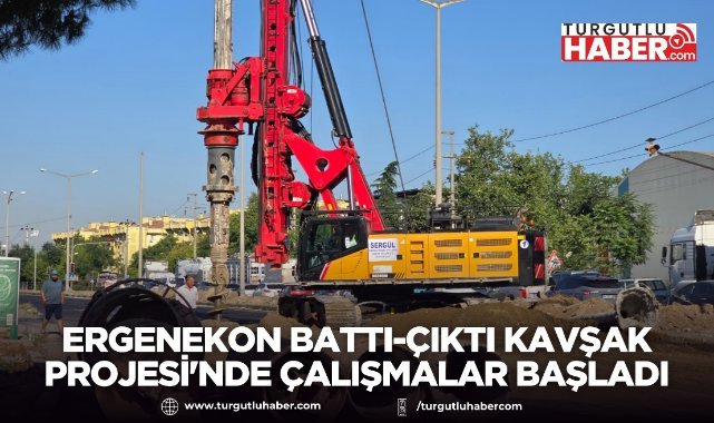Ergenekon Battı-Çıktı Kavşak Projesi'nde çalışmalar başladı