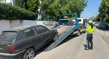 Manisa'da Hurda Araç Denetimleri Sürüyor