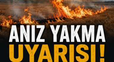 Manisa Valiliği'nden anız yakma uyarısı