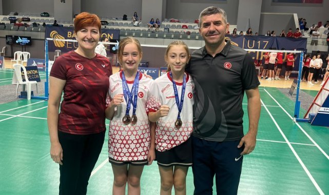 Manisalı badmintonculardan uluslararası turnuvada iki bronz madalya