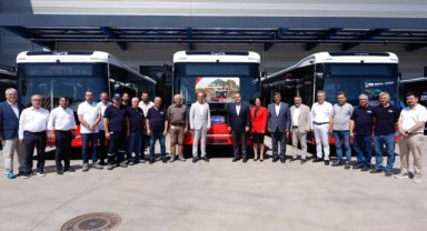 MANULAŞ filosuna 15 yeni otobüs kazandırıldı