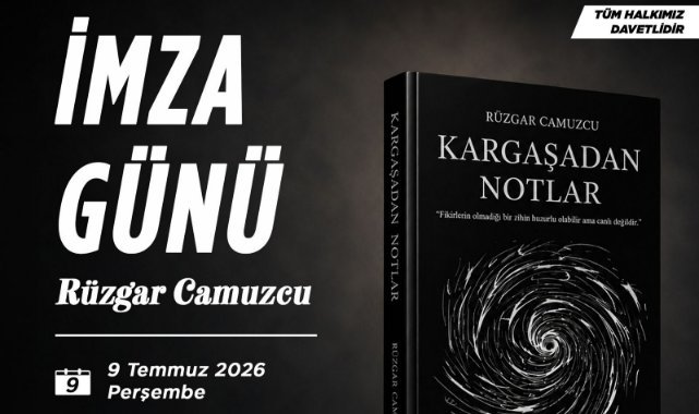 Rüzgar Camuzcu Turgutlu’da Okurlarıyla Buluşacak