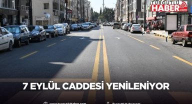 Saruhanlı 7 Eylül Caddesi yenileniyor