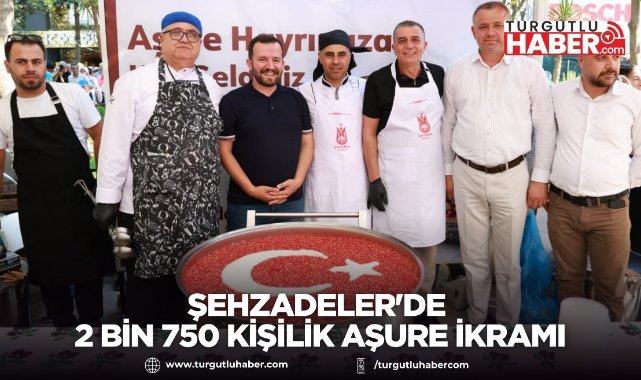 Şehzadeler'de 2 bin 750 kişilik aşure ikramı