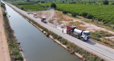 Turgutlu'da Asfalt Çalışmaları Devam Ediyor