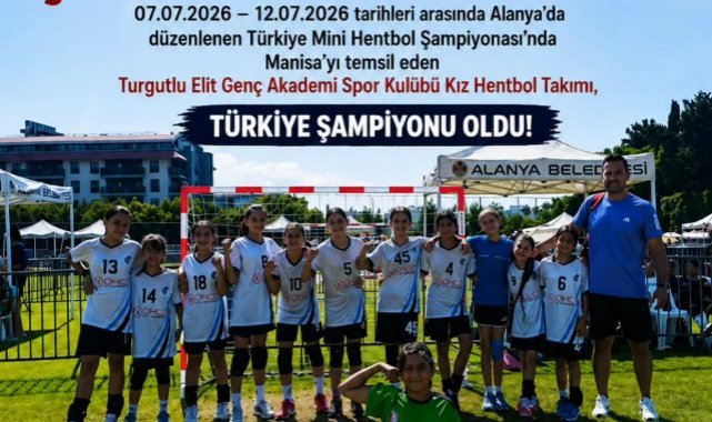 Turgutlu Elit Genç Akademi Spor Kulübü Kız Hentbol Takımı Türkiye Şampiyonu Oldu