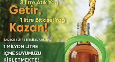 Yunusemre'de atık yağ getirenlere sıvı yağ hediyesi
