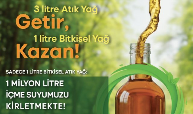 Yunusemre'de atık yağ getirenlere sıvı yağ hediyesi