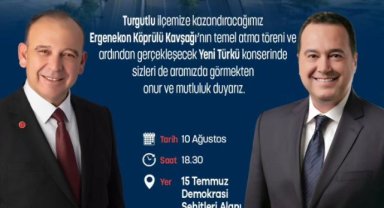 Besim Dutlulu, Turgutlu’da Temel Atma Törenine Katılacak
