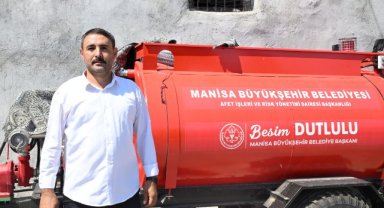 Büyükşehir’in Tankeri Yangının Köye Ulaşmasını Engelledi