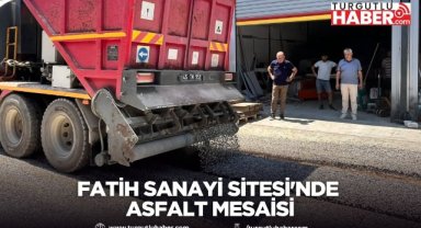 Fatih Sanayi Sitesi'nde Asfalt Mesaisi