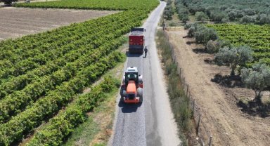 Gölmarmara’da 8 Kilometrelik Yolda Çalışma