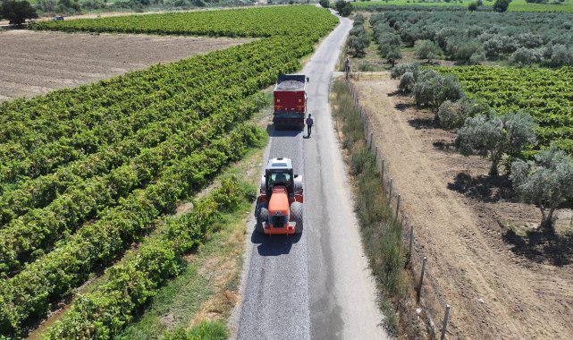 Gölmarmara’da 8 Kilometrelik Yolda Çalışma