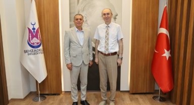 Kaymakam Yazar'dan Başkan Şimşek'e Ziyaret