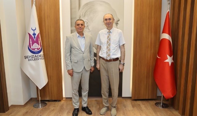 Kaymakam Yazar'dan Başkan Şimşek'e Ziyaret