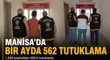 Manisa'da Bir Ayda 562 Tutuklama