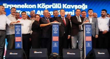 Manisa’nın Ulaşım Ağına Güç Katacak Ergenekon Köprülü Kavşağı’nın Temeli Atıldı