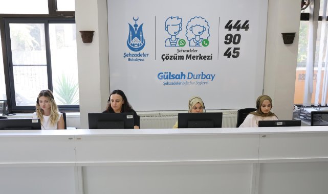 ŞEHZADELER BELEDİYESİ ÇÖZÜM MERKEZİ VATANDAŞIN TALEPLERİNE HIZLA DÖNÜŞ YAPIYOR