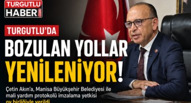 Turgutlu’da Bozulan Yollar İçin Büyükşehir’den Destek