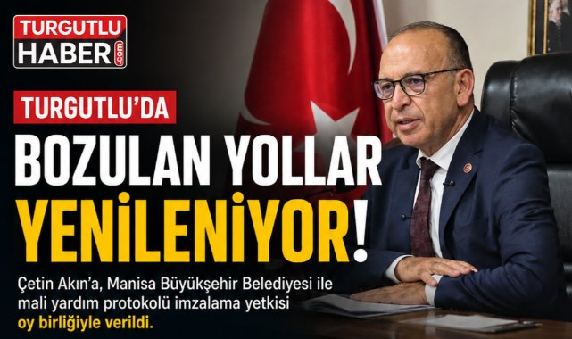 Turgutlu’da Bozulan Yollar İçin Büyükşehir’den Destek