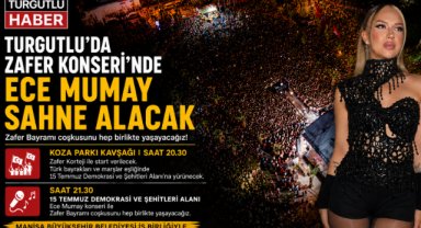 Turgutlu’da Ece Mumay Konseri