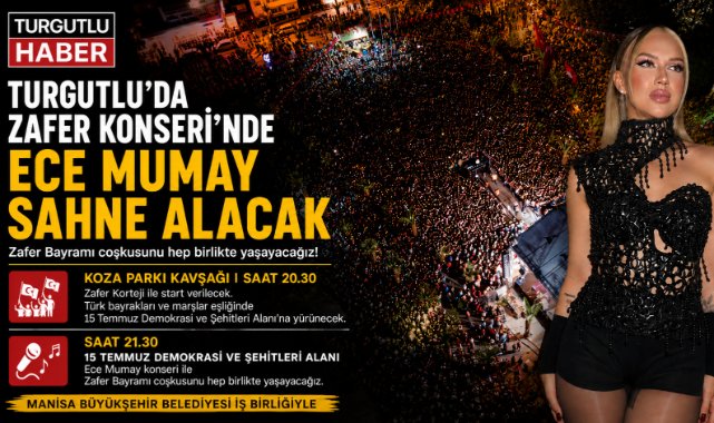 Turgutlu’da Ece Mumay Konseri