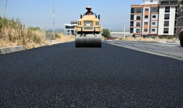 Turgutlu Ergenekon’da 4 Bin Ton Asfalt Serimi