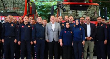 Başkan Dutlulu, İtfaiye Haftası’nda personelle buluştu