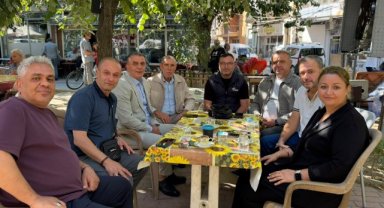 Başkan Hakan Şimşek muhtarlarla bire bir görüşmelerini sürdürüyor
