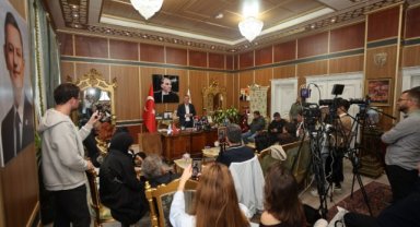 Başkan Semih Balaban aylık basın toplantısında çalışmaları anlattı