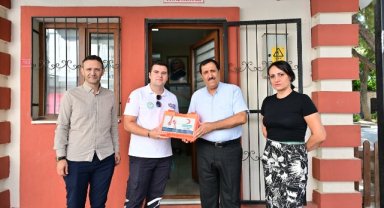 Manisa’da 1089 mahalle muhtarına ilk yardım çantası ulaştırıldı