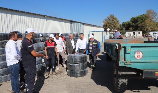 Manisa’da üreticilere damlama sulama desteği sürüyor