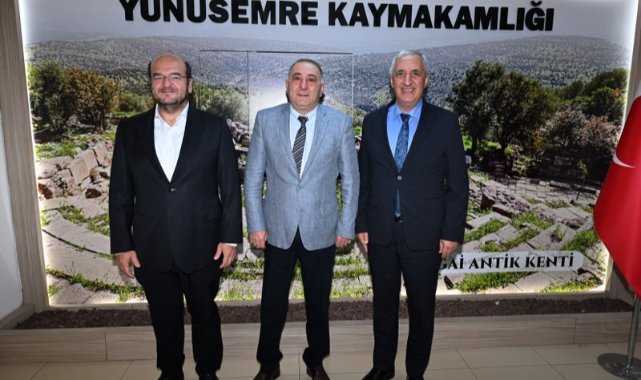 MASKİ’den Şehzadeler ve Yunusemre kaymakamlarına hayırlı olsun ziyareti