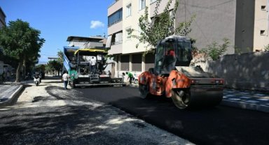 Salihli’de Çiçek Caddesi Yenileniyor