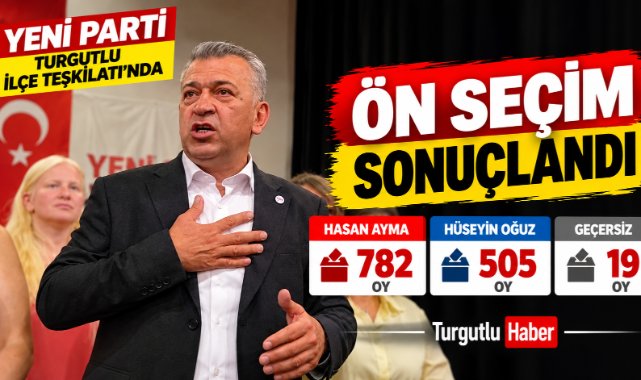 Yeni Parti'de Ön Seçimi Kazanan Hasan Ayma Oldu