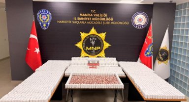Manisa’da 225 Bin 960 Sentetik Ecza Hap Ele Geçirildi