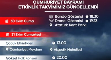 Manisa’da Cumhuriyet Etkinliklerinin Tarihleri Değişti