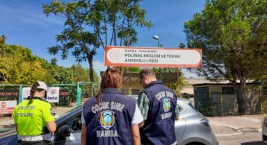 Manisa’da Okul Güvenliği İçin 8 Bine Yakın Personel Sahaya Çıktı