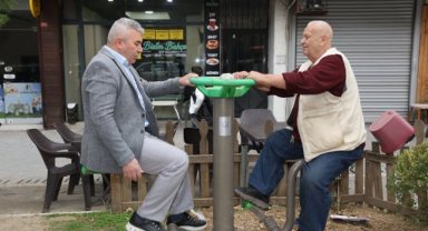 Şehzadeler’de Parka Yeni Spor Aletleri Yerleştirildi
