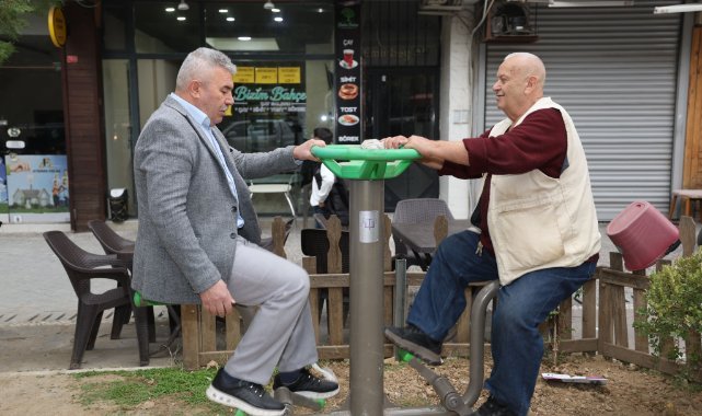 Şehzadeler’de Parka Yeni Spor Aletleri Yerleştirildi