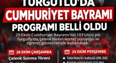 Turgutlu’da Cumhuriyet Bayramı Coşkusu 29 Ekim’de Yaşanacak
