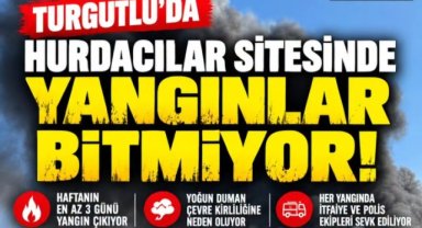 Turgutlu’da Hurdacılar Sitesi’nde yangınlar sürüyor: Kalıcı çözüm bekleniyor