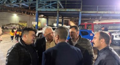 Yeni Partili milletvekilleri Soma’daki maden göçüğünde incelemelerde bulundu