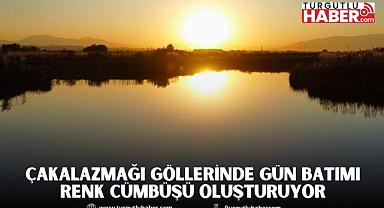 Turgutlu Çakalazmağı Gölleri'nde gün batımı