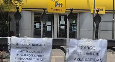 Turgutlu PTT Şubesi Tadilat Nedeniyle Hizmete Ara Verdi