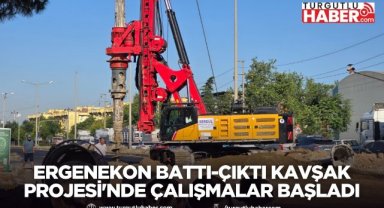 Ergenekon Battı-Çıktı Kavşak Projesi'nde çalışmalar başladı