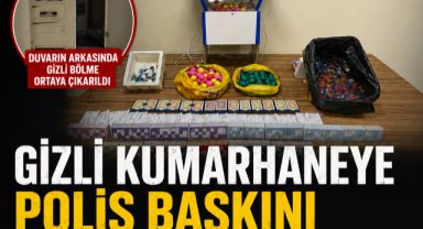 Manisa'da Kumarhaneye baskın